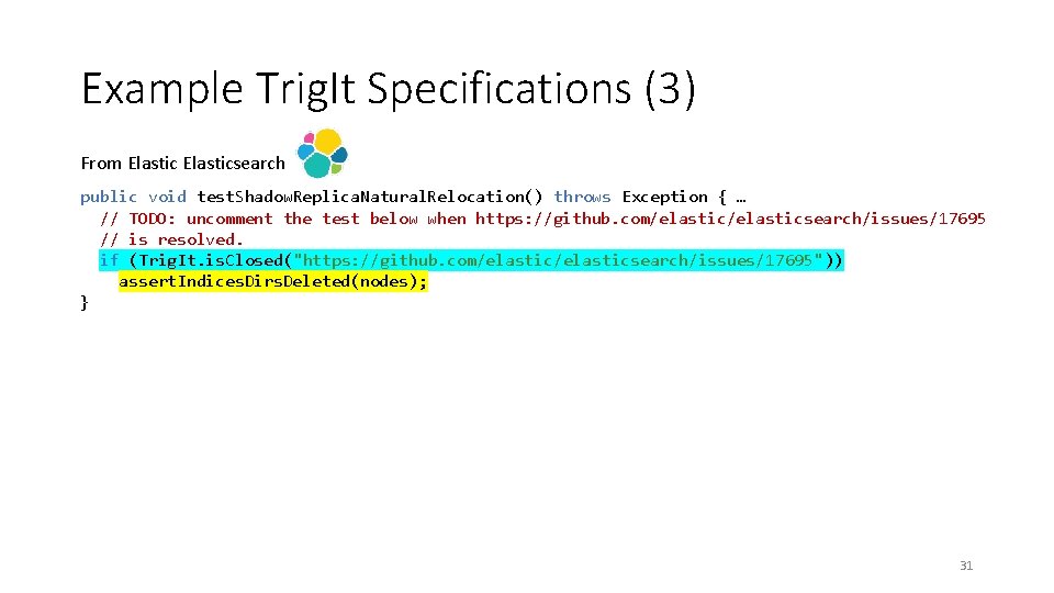 Example Trig. It Specifications (3) From Elasticsearch public void test. Shadow. Replica. Natural. Relocation() Example Trig. It Specifications (3) From Elasticsearch public void test. Shadow. Replica. Natural. Relocation()