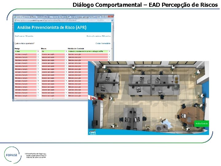 Diálogo Comportamental – EAD Percepção de Riscos 