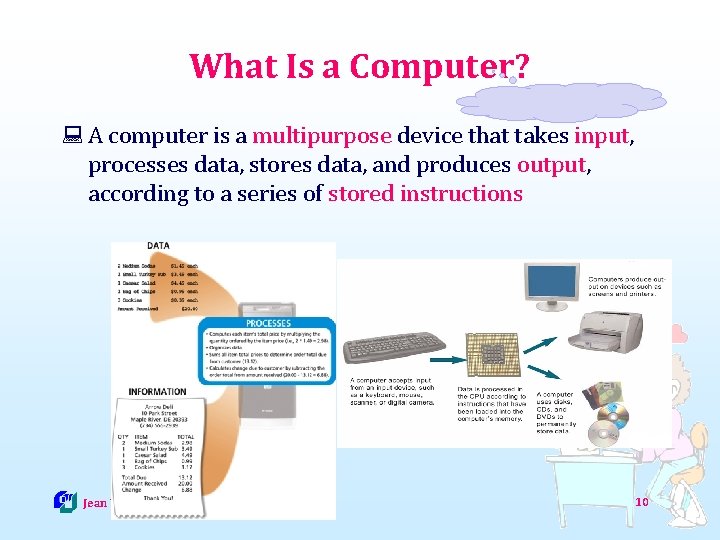 What Is a Computer? Speed + Stupidity : A computer is a multipurpose device