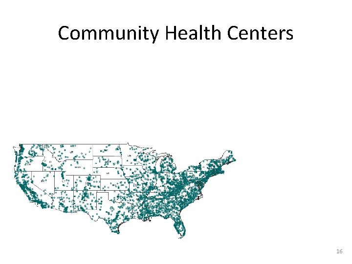 Community Health Centers 16 