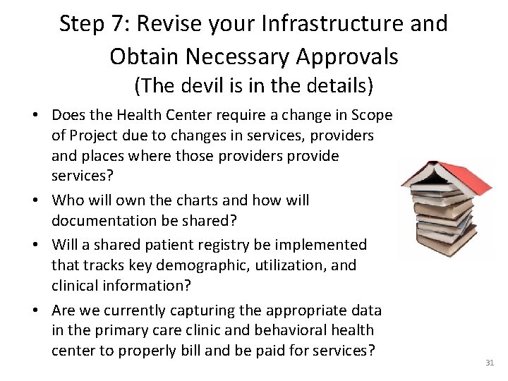 Step 7: Revise your Infrastructure and Obtain Necessary Approvals (The devil is in the