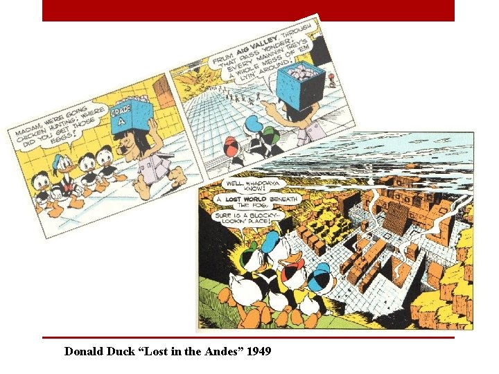 Donald Duck “Lost in the Andes” 1949 