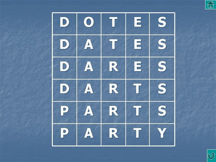 D O T E S D A R T S P A R T