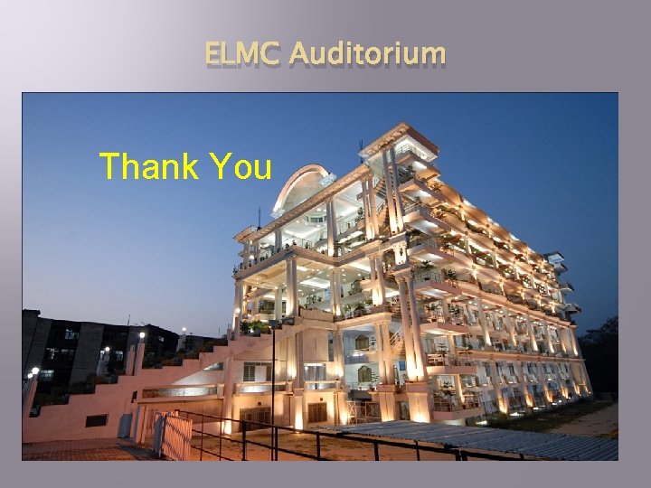 ELMC Auditorium Thank You 