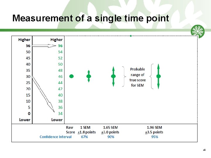 Measurement of a single time point 48 