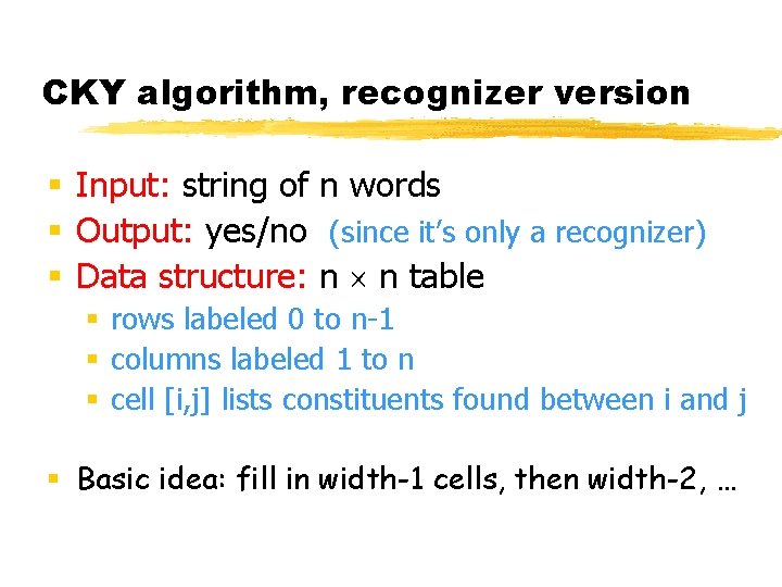 Parsing What is Parsing S NP VP NP