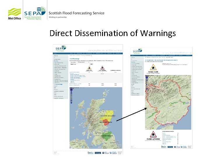 Direct Dissemination of Warnings 