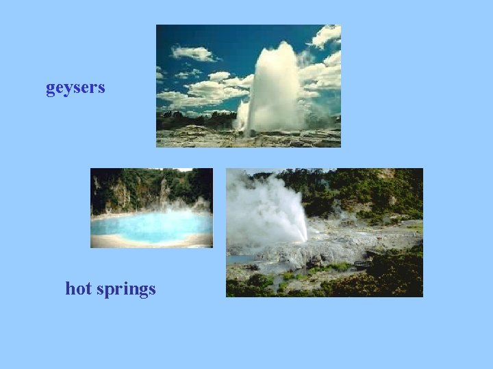 geysers hot springs 