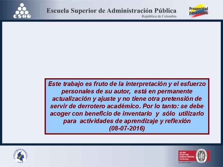 Este trabajo es fruto de la interpretación y el esfuerzo personales de su autor, Este trabajo es fruto de la interpretación y el esfuerzo personales de su autor,