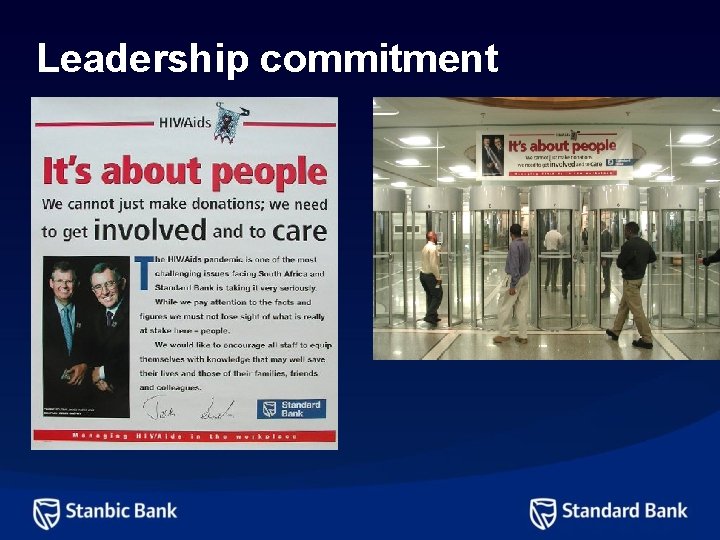 Leadership commitment 