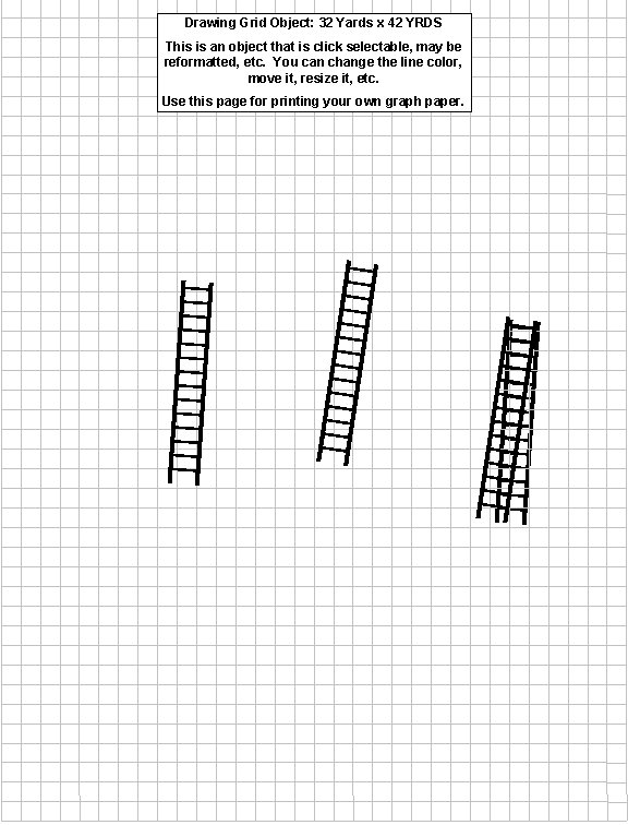 Drawing Grid Object: 32 Yards x 42 YRDS This is an object that is