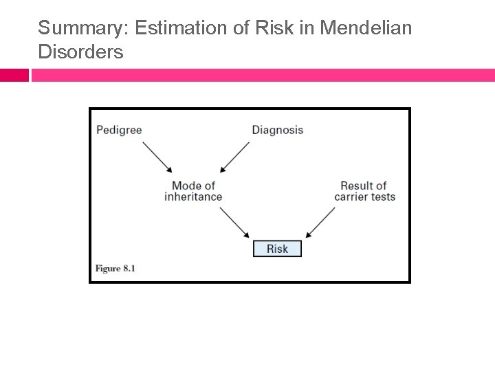 Summary: Estimation of Risk in Mendelian Disorders 