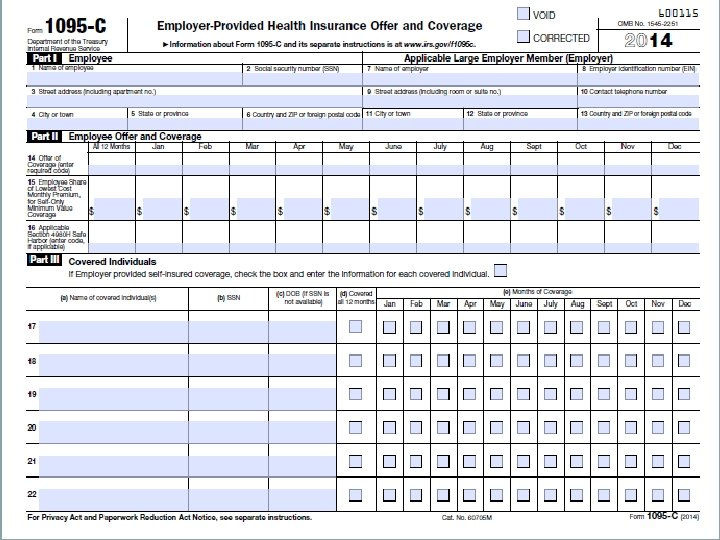 Form 1095 -C 43 