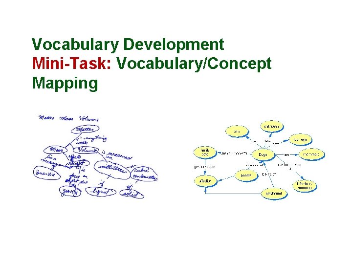 Vocabulary Development Mini-Task: Vocabulary/Concept Mapping 