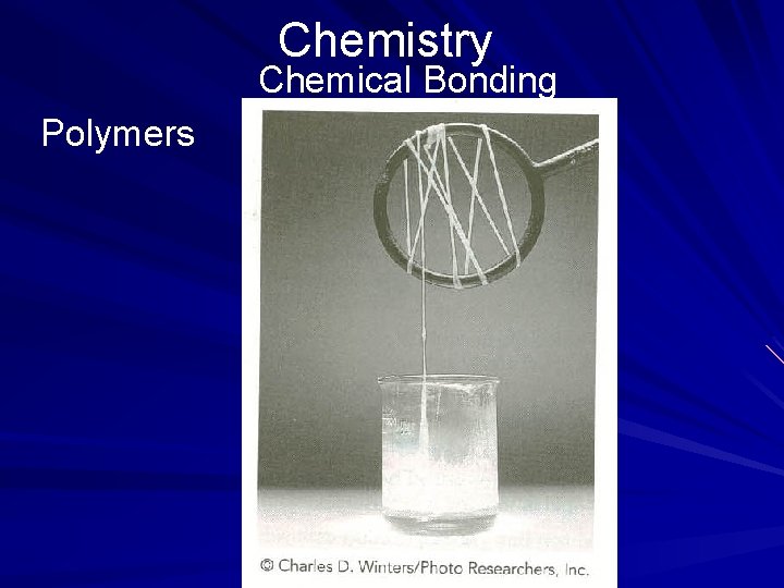 Chemistry Chemical Bonding Polymers 