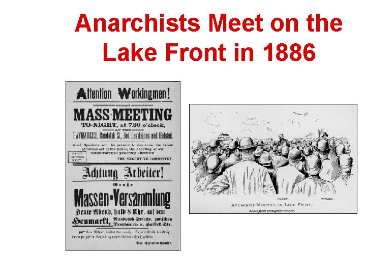 Anarchists Meet on the Lake Front in 1886 