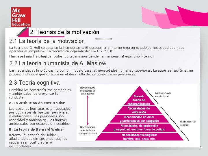 TEMA 5 PSICOLOGA Unidad 10 Motivacin y emocin
