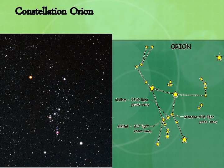Constellation Orion 