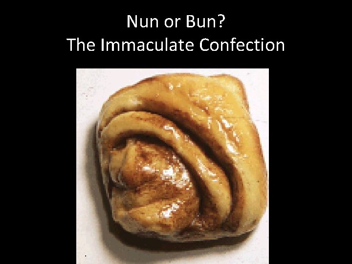 Nun or Bun? The Immaculate Confection 
