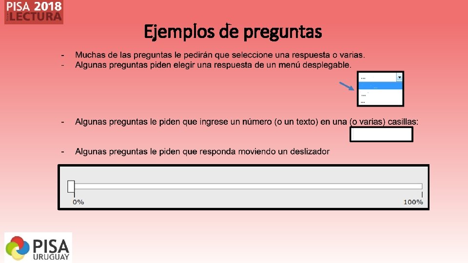 Ejemplos de preguntas Ejemplos de preguntas