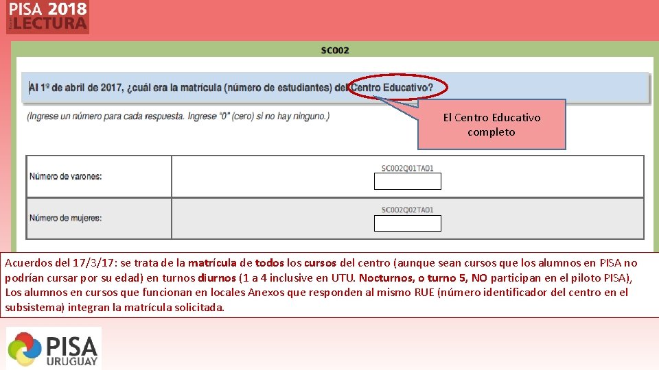 El Centro Educativo completo Acuerdos del 17/3/17: se trata de la matrícula de todos El Centro Educativo completo Acuerdos del 17/3/17: se trata de la matrícula de todos