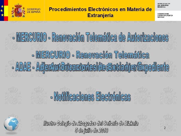 Procedimientos Electrónicos en Materia de Extranjería 2 