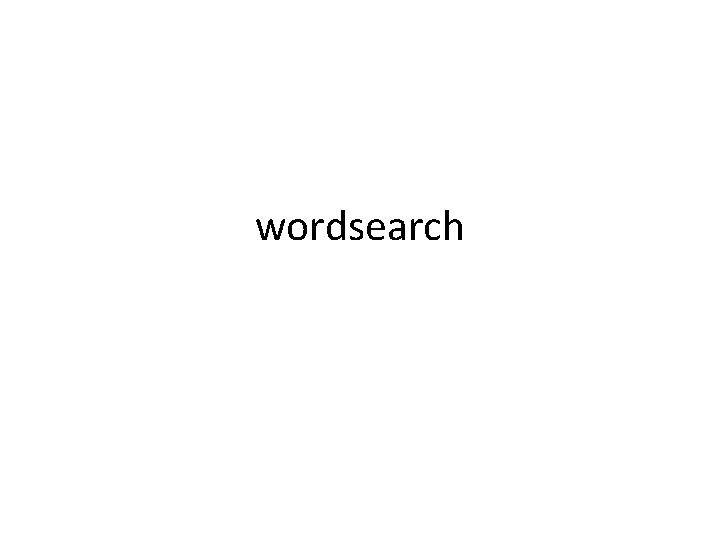 wordsearch 