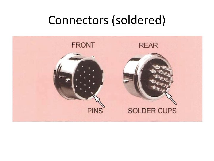 Connectors (soldered) 