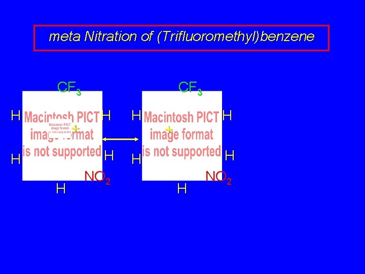 meta Nitration of (Trifluoromethyl)benzene CF 3 H + H H CF 3 H H