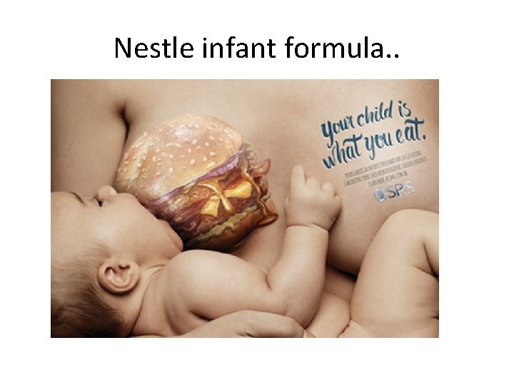 Nestle infant formula. . 