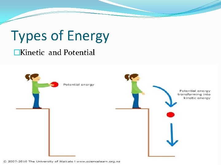 Types of Energy �Kinetic and Potential 