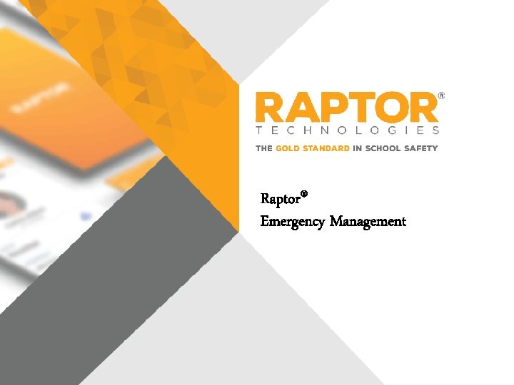 Raptor® Emergency Management 