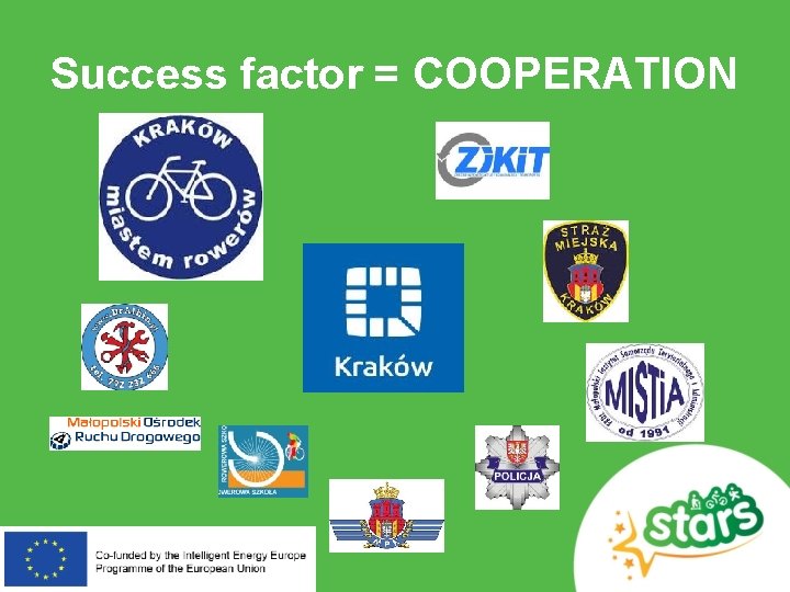 Success factor = COOPERATION 