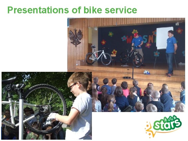 Presentations of bike service 