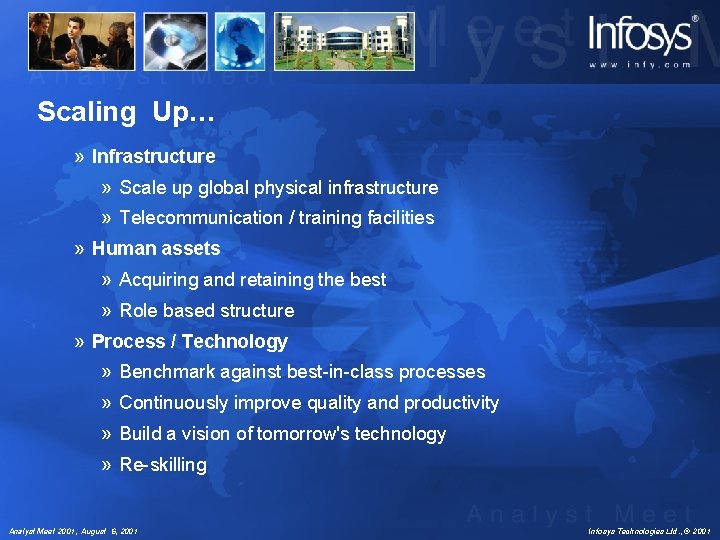 Scaling Up… » Infrastructure » Scale up global physical infrastructure » Telecommunication / training
