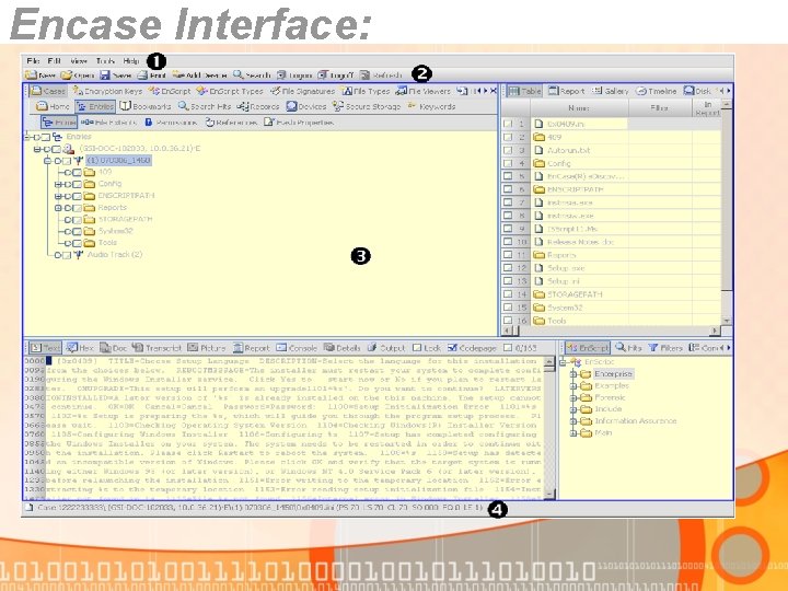 Encase Interface: 