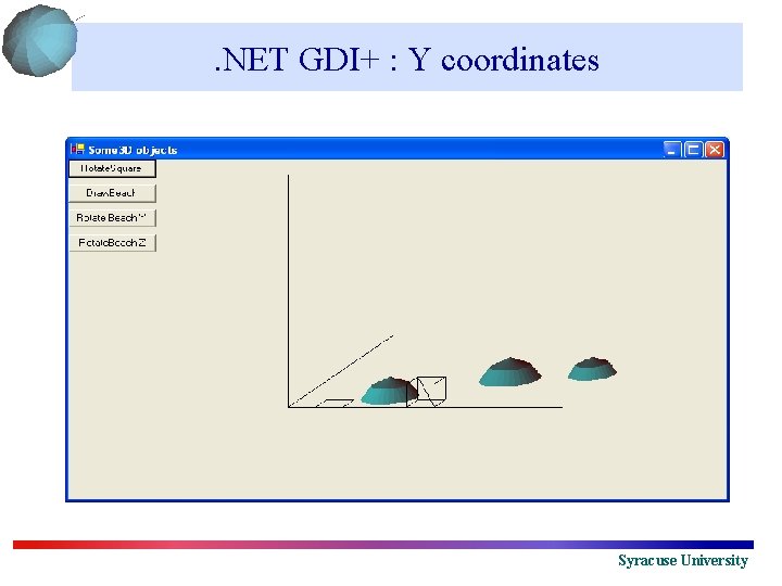 . NET GDI+ : Y coordinates Syracuse University 