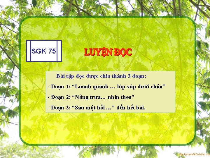 Thứ tư ngày 3 tháng 10 năm 2014 Tập đọc: Nguyễn Phan Hách SGK