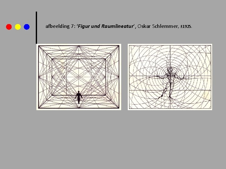 afbeelding 7: ‘Figur und Raumlineatur’, Oskar Schlemmer, ± 1925. 