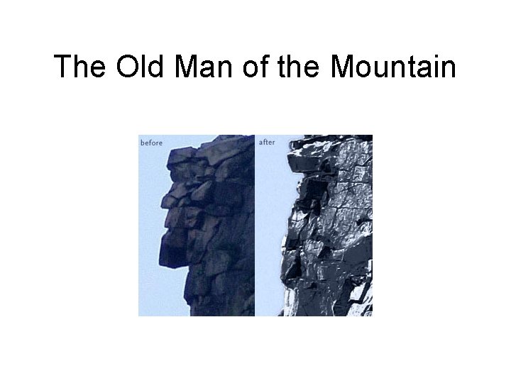 The Old Man of the Mountain 