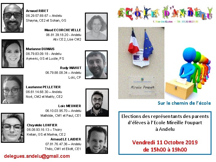 Arnaud RIBET 06. 29. 57. 69. 67 – Andelu Shayna, CE 2 et Sohan,