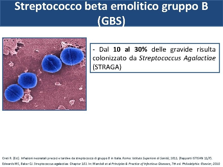 Streptococco beta emolitico gruppo B (GBS) - Dal 10 al 30% delle gravide risulta