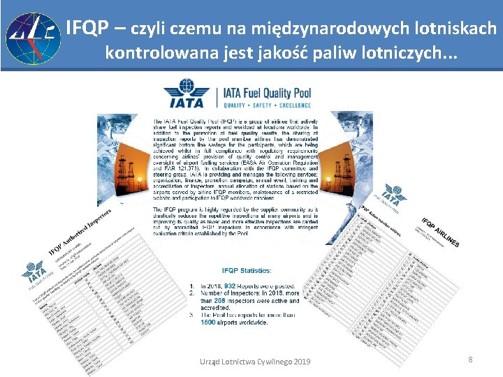 IFQP – czyli czemu na międzynarodowych lotniskach kontrolowana jest jakość paliw lotniczych. . .