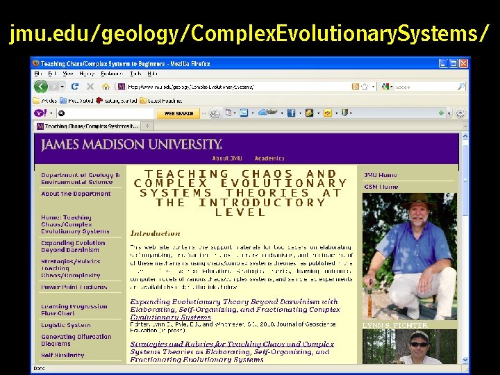 jmu. edu/geology/Complex. Evolutionary. Systems/ 