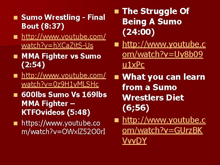 n n n The Struggle Of Sumo Wrestling - Final Being A Sumo Bout