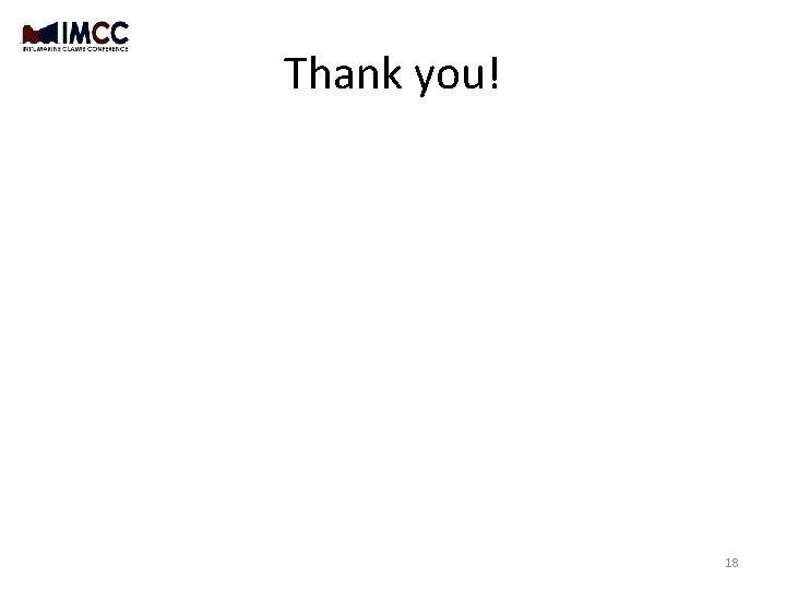 Thank you! 18 Thank you! 18