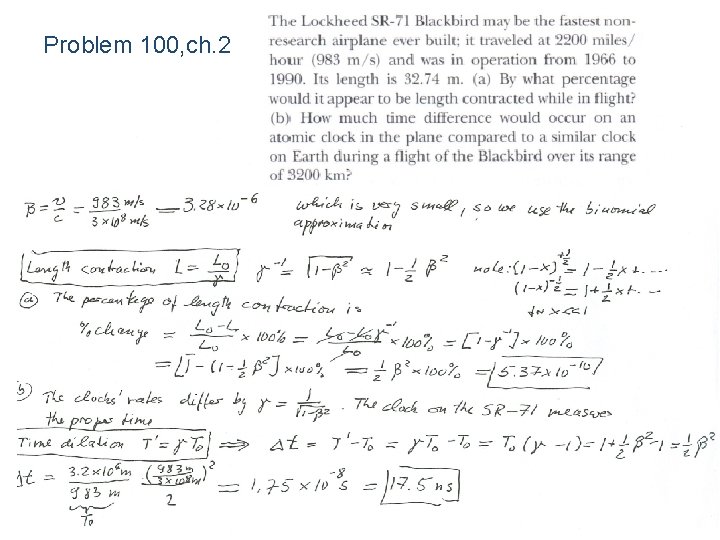 Problem 100, ch. 2 