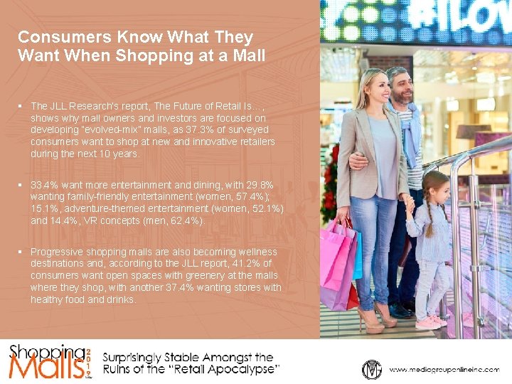 Consumers Know What They Want When Shopping at a Mall § The JLL Research’s