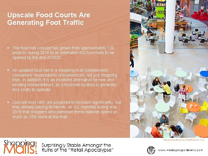 Upscale Food Courts Are Generating Foot Traffic § The food hall concept has grown