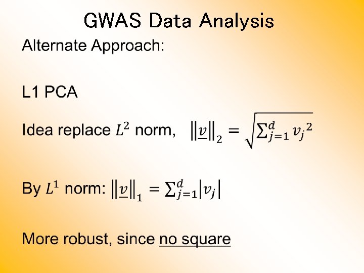 GWAS Data Analysis • 